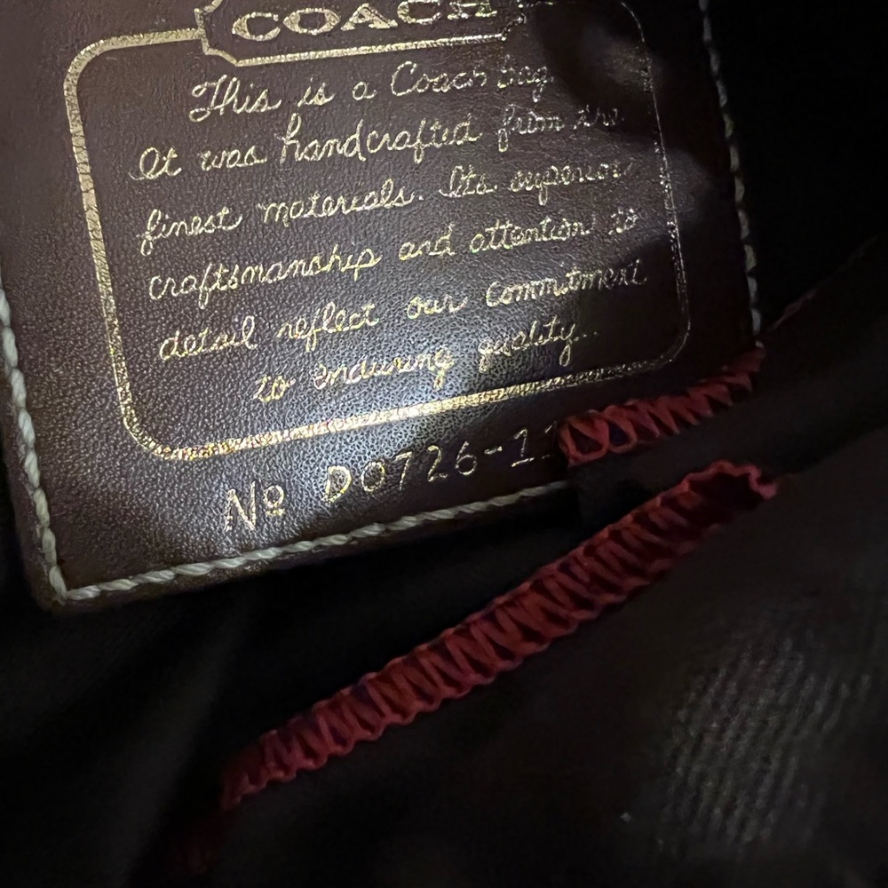 Coach mini purse (vintage)